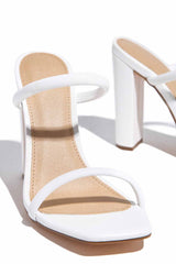 New Fashion Spring Outfit Solid Color Block Heel High Heel Sandals