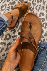 New Fashion Spring Outfit Toepost Flat Slippers