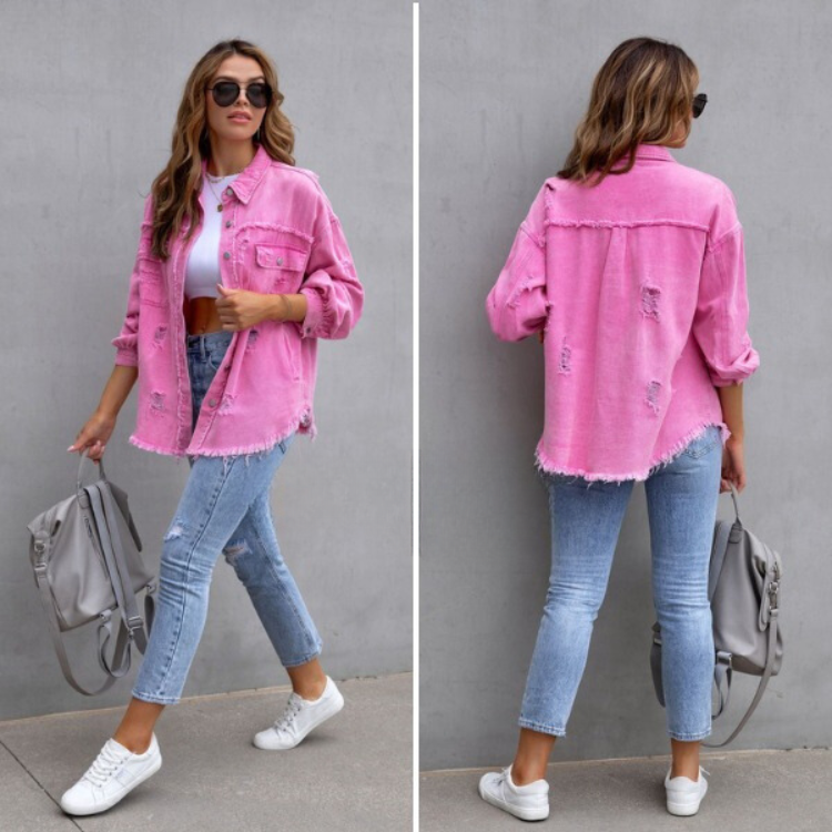 Valeriâ„?comfortable denim jacket