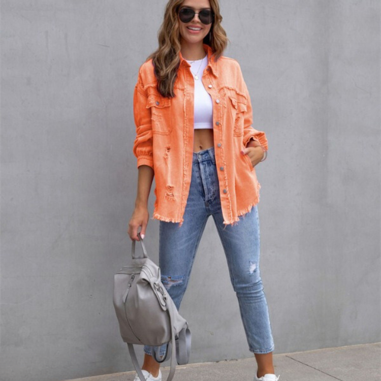 Valeriâ„?comfortable denim jacket