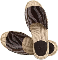 Espadrille Mocha Tiger Indoor Outdoor Sandal