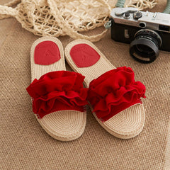 Espadrille Red Indoor Outdoor Sandal