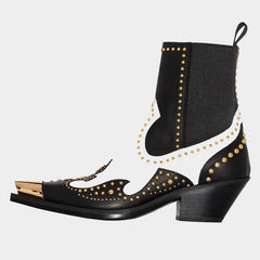 Vahalla Metal Toe Western Chelsea Boots - 3 Styles