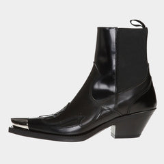 Vahalla Metal Toe Western Chelsea Boots - 3 Styles