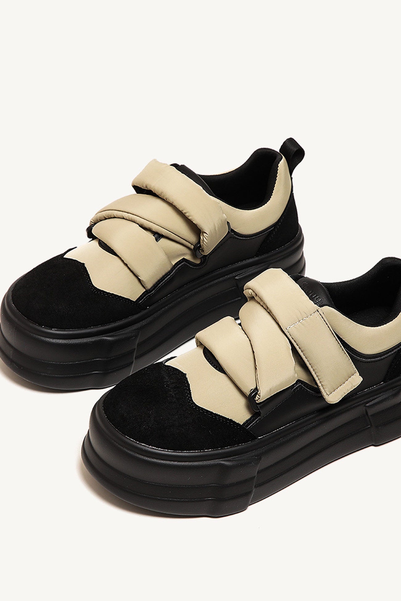 New Fashion Spring Outfit Velcro Platform Sneakers