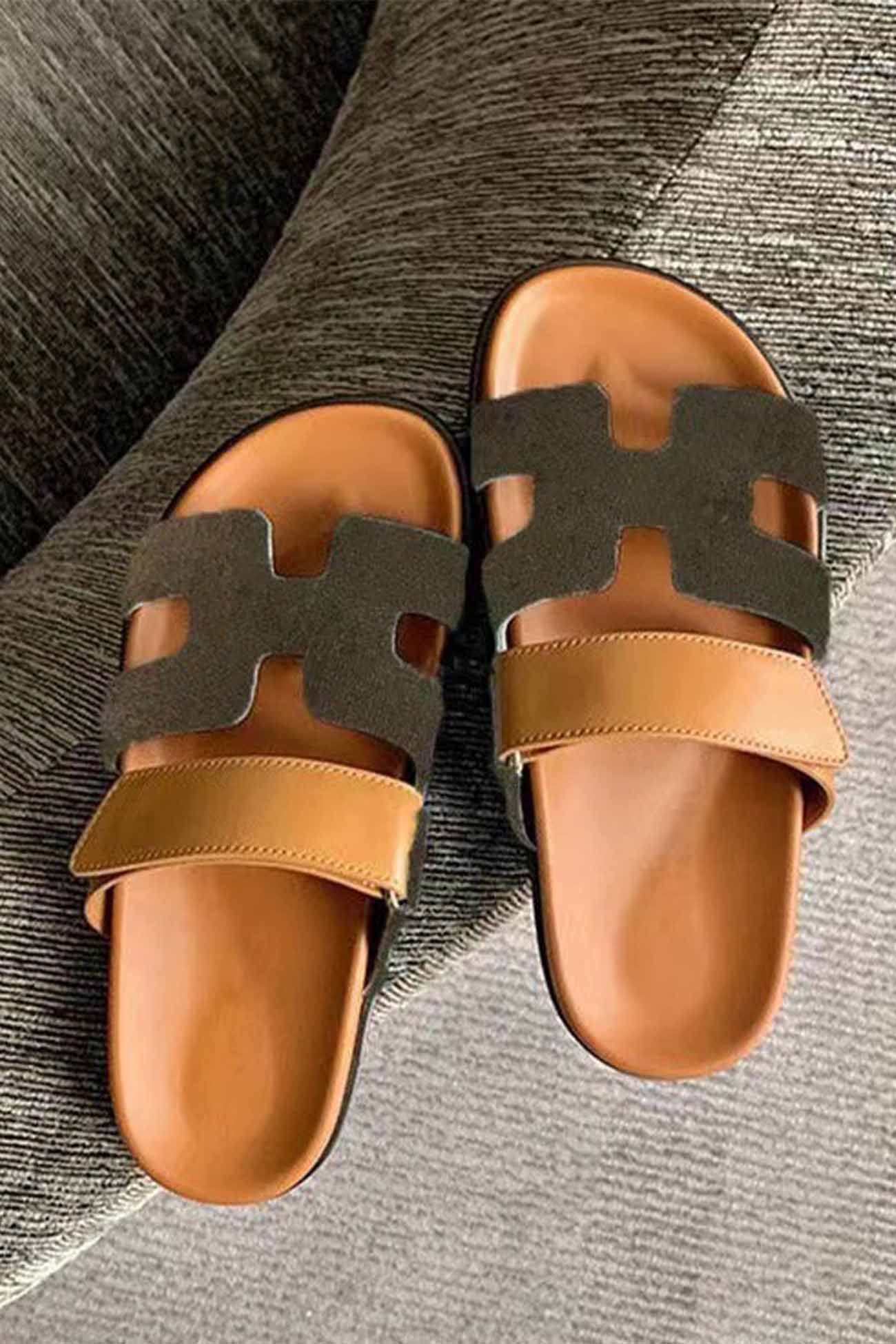 New Fashion Spring Outfit Velcro Platform Slide-On Sandals