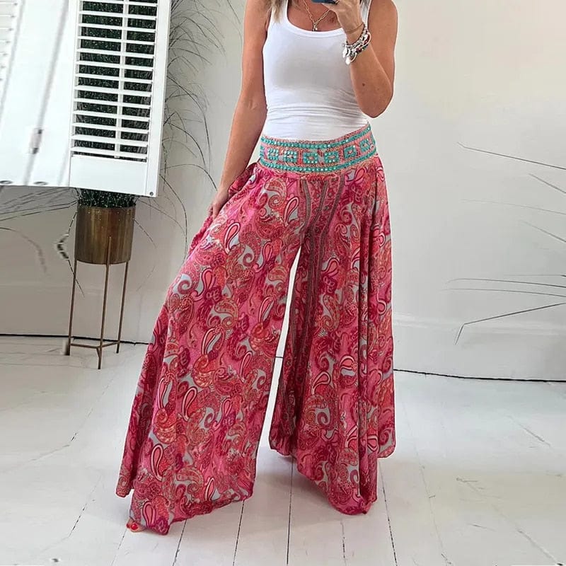 Elegant Floral Trousers