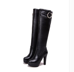 Petite Feet Platform Knee High Winter Long Boots AS158