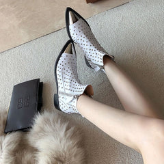 Wythe Pointed Toe Rivets Boots - 2 Colors