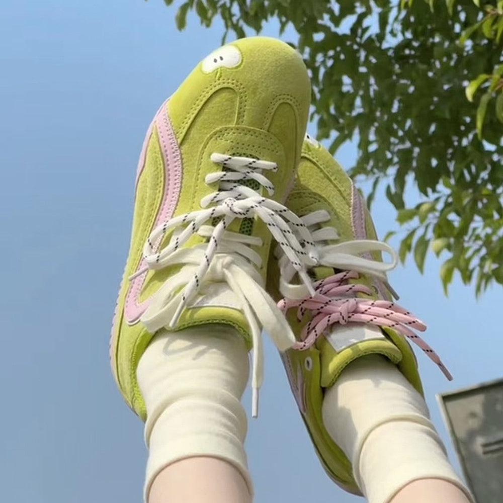 Apple on Toe Aesthetic Sneakers