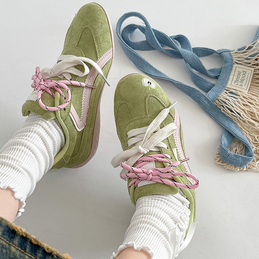 Apple on Toe Aesthetic Sneakers