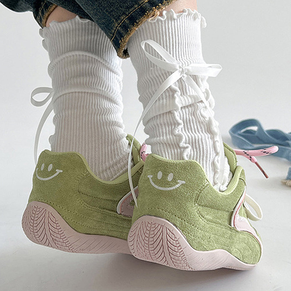 Apple on Toe Aesthetic Sneakers