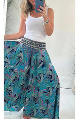 Elegant Floral Trousers