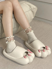 Cat Paw Shape Hollow Slippers