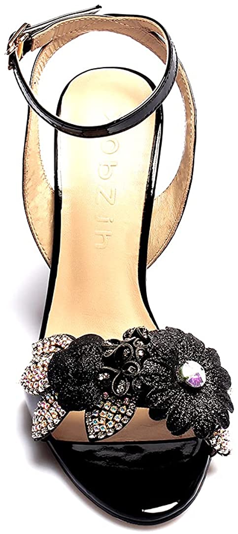 Ashen Red Rhinestone Formal Open Toe Shoes