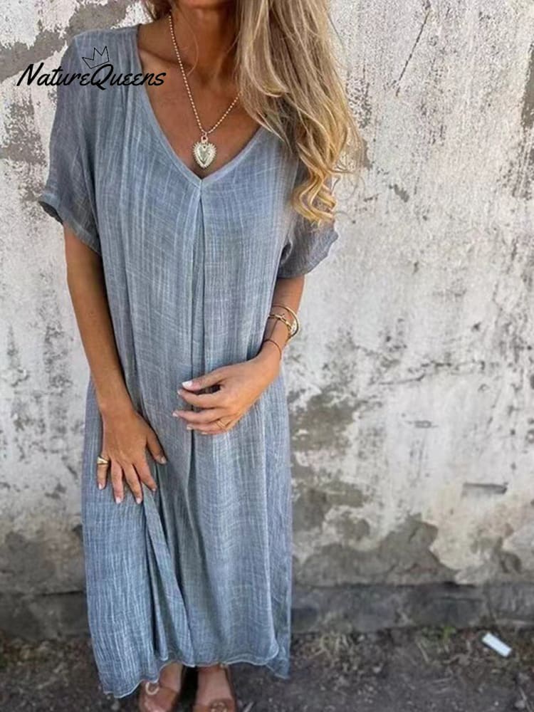 Elegant V-Neck Dress