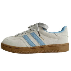 Light Grey & Blue Stripe Sneakers