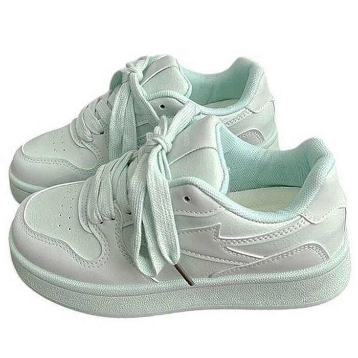 Self Made Skater Sneakers in Mint