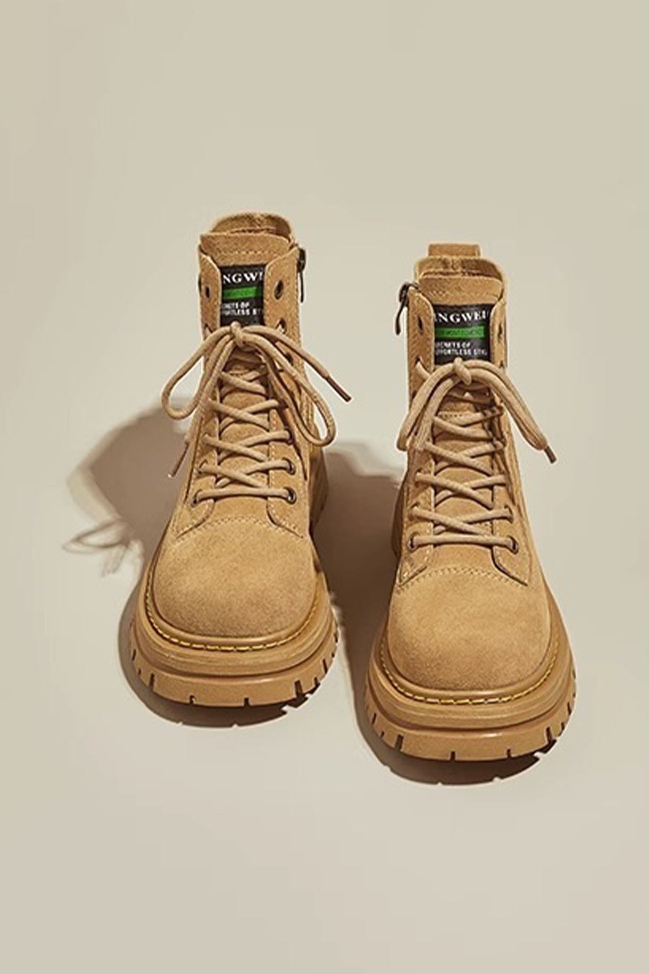New Fashion Spring Outfit Nubuck Leather Ankle Boots
