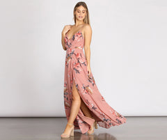 Alina Chiffon Floral Dress