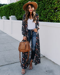 All Is Well Floral Duster Kimono