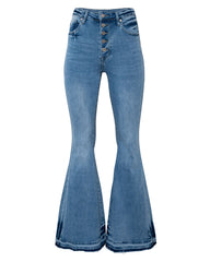 Aria High Rise Bell Bottom Denim