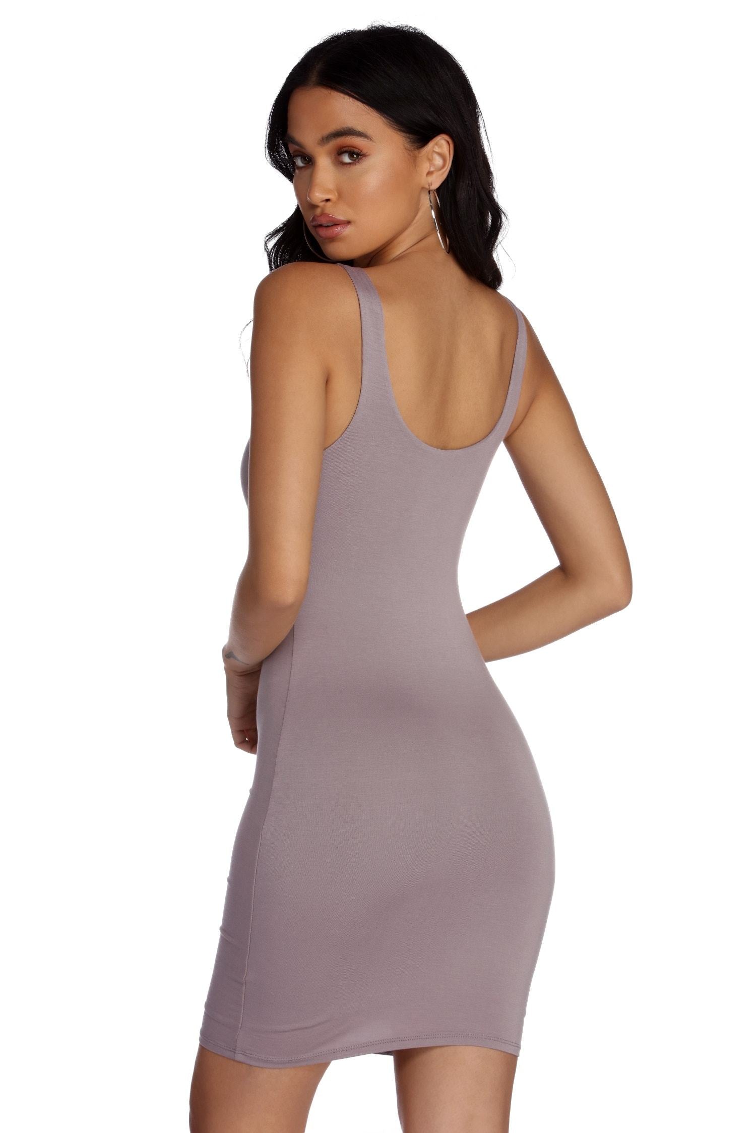 Basic Scoop Mini Dress