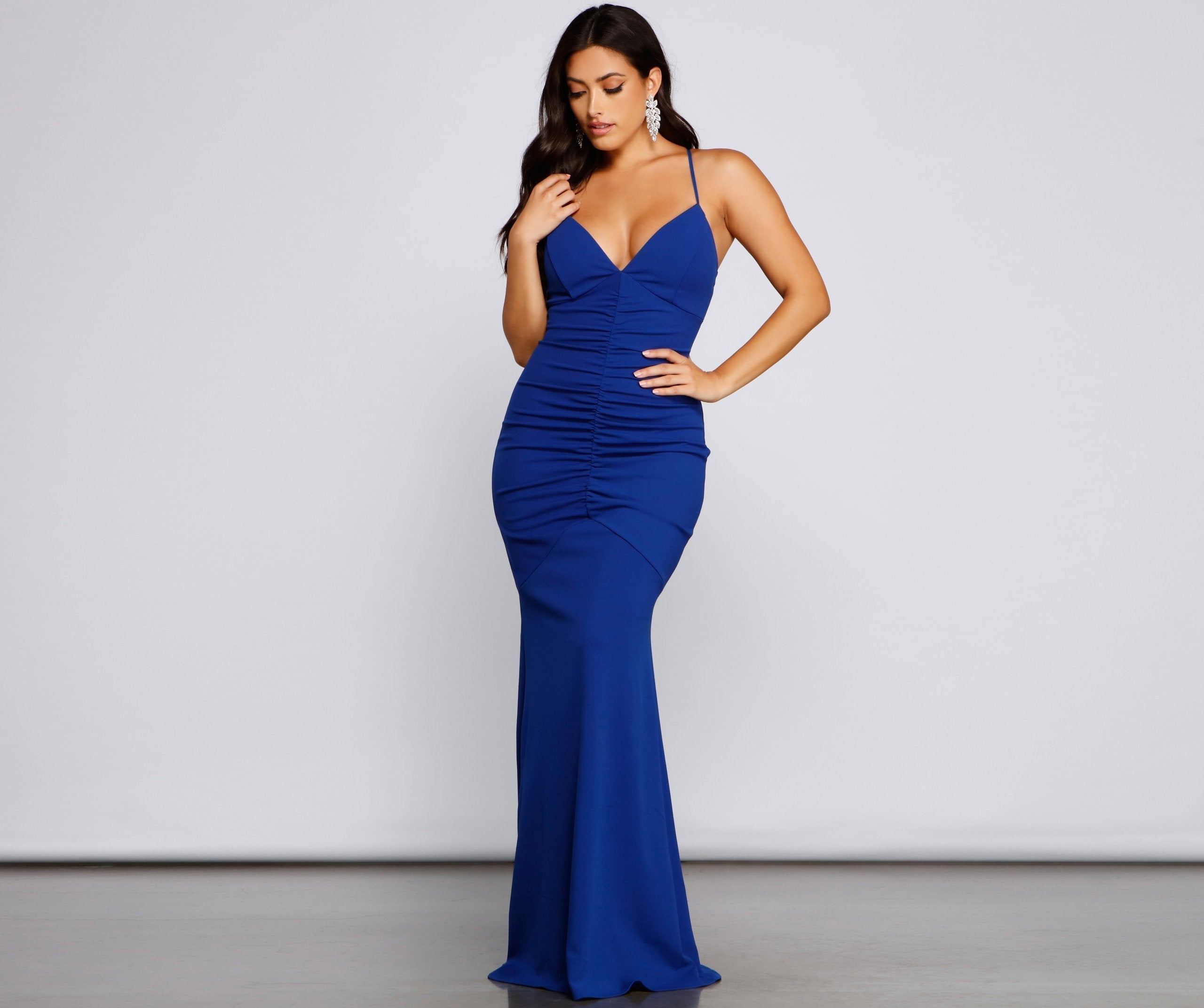 Bianca Ruched Mermaid Formal Dress