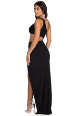 Blair One Shoulder Cut Out Dress