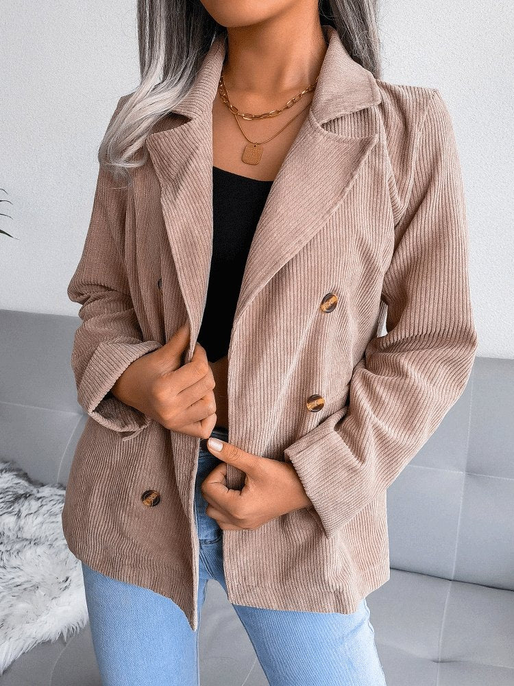 Blazers Fashion Double-Breasted Long Sleeve Blazer