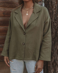 Bobby Cotton Lightweight Top - Olive