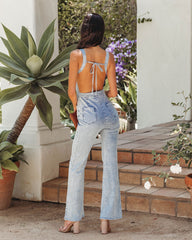 Bombshell Denim Pocketed Jumpsuit