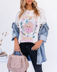 Bring On The Sunshine Cotton Distressed Tee