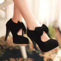 Cute Bow Knot High Heels