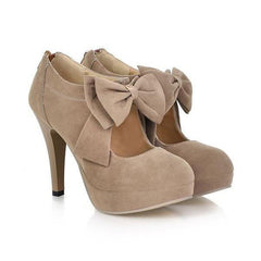 Cute Bow Knot High Heels