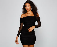 Chic Moment Mesh Bodycon Mini Dress