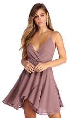 Chiffon Flow Skater Dress