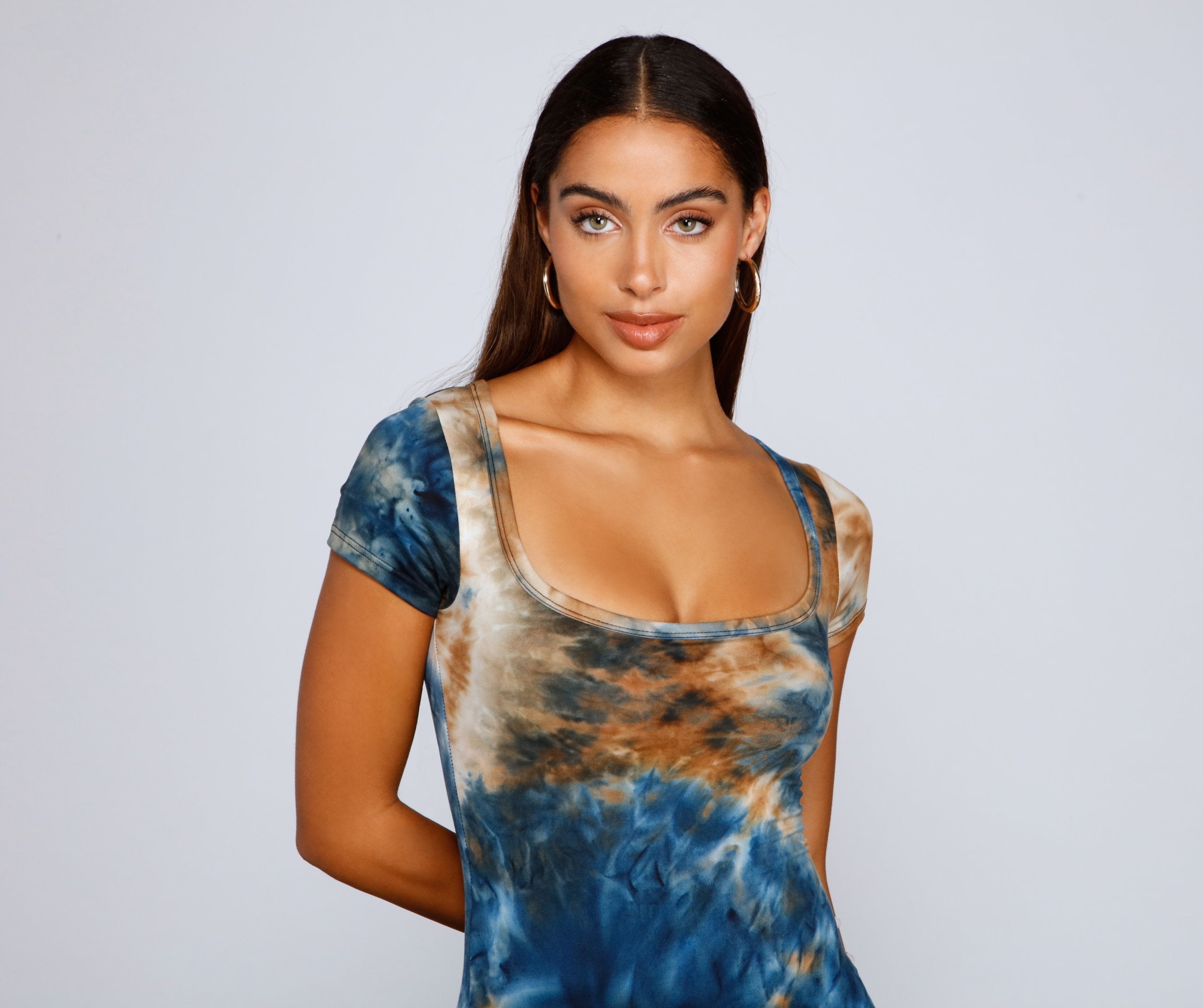 Cool Girl Vibes Tie-Dye Mini Dress