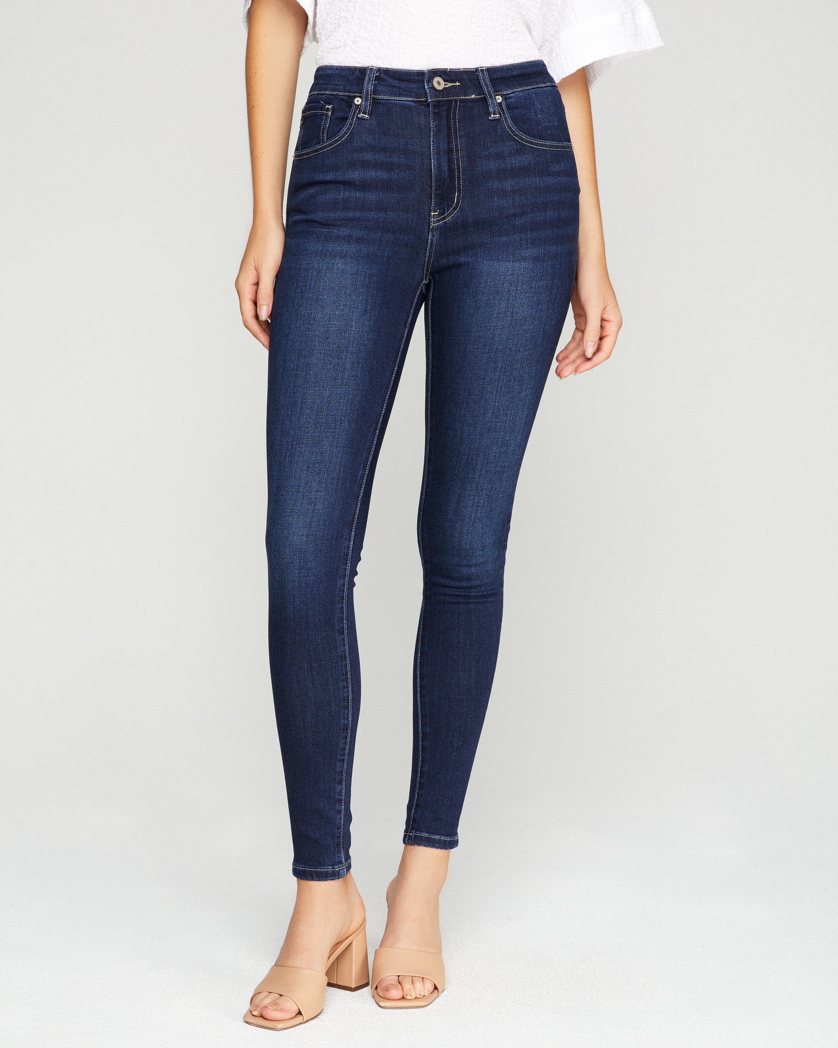 Daily High Rise Skinny - Dark Wash