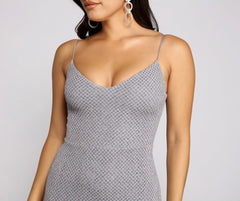 Danna Formal Glitter Sleeveless Bodycon