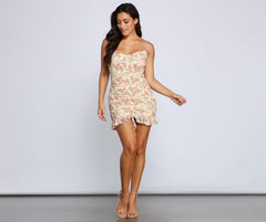 Dreamy And Chic Floral Mini Dress