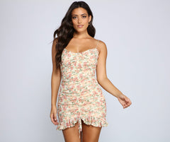 Dreamy And Chic Floral Mini Dress