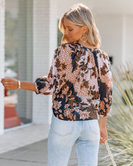 Duffy Cotton Floral Button Down Top