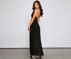 Effortless Beauty Chiffon Maxi Dress