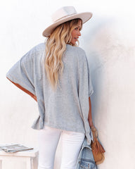 Effortless Cotton Blend Tee - Grey