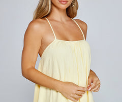 Effortless Flowy A-Line Mini Dress