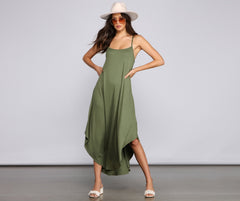 Effortless Vibes Sleeveless Maxi Dress