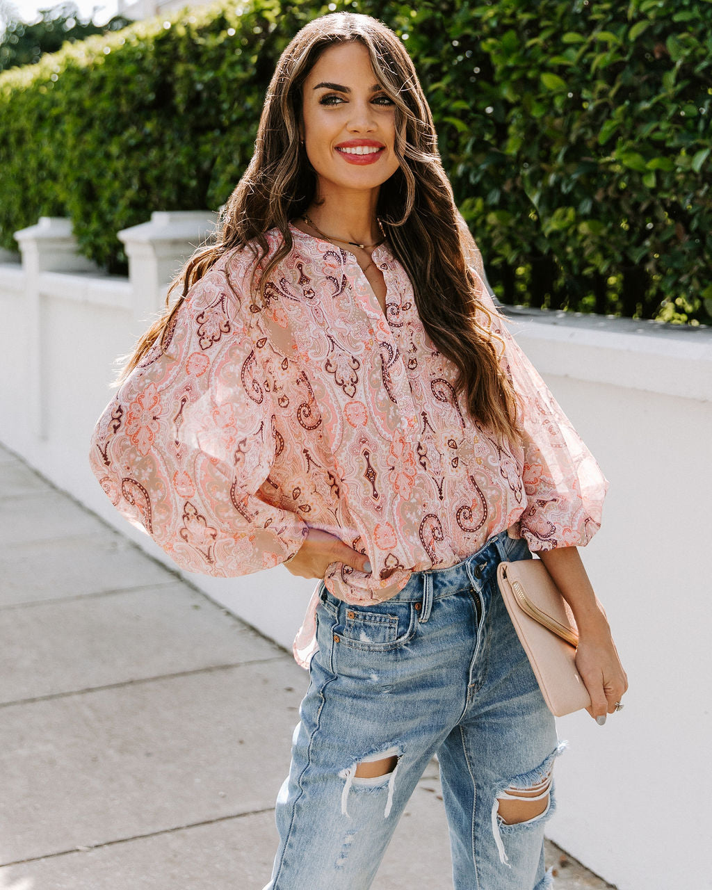 Eleanor Paisley Blouse