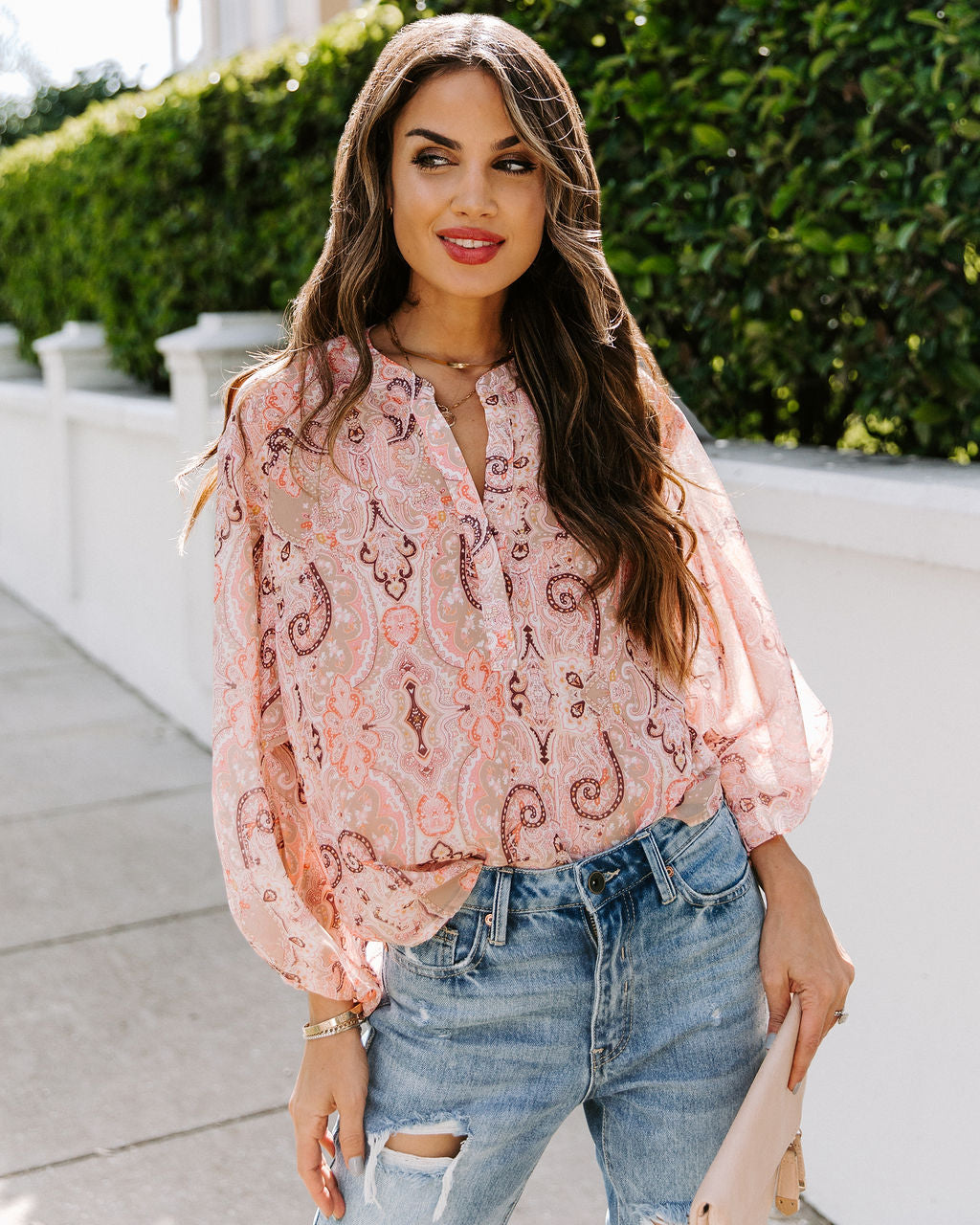 Eleanor Paisley Blouse