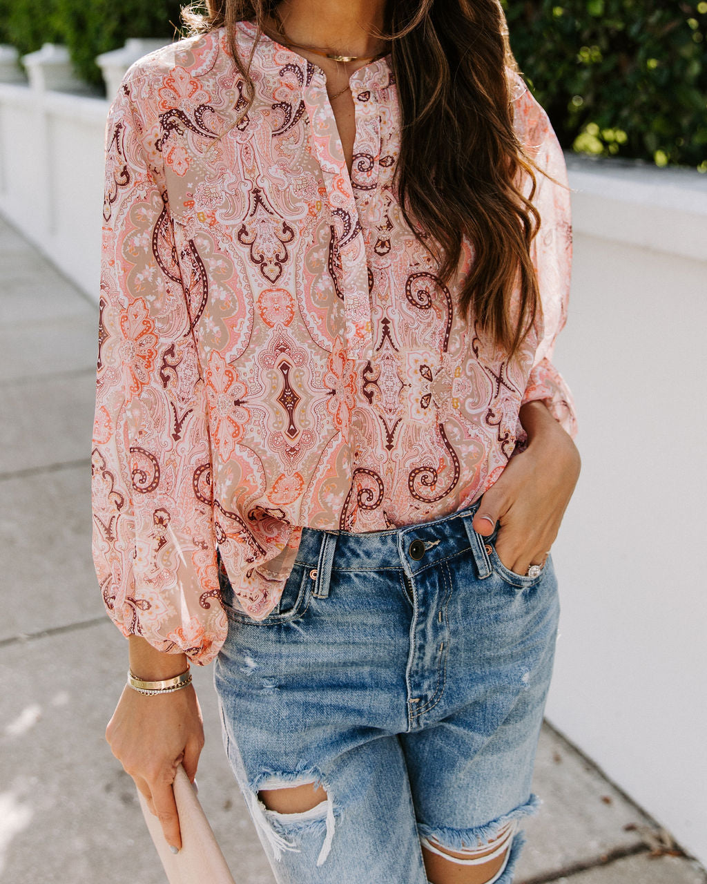 Eleanor Paisley Blouse